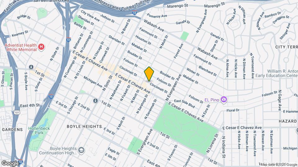 2720 Cincinnati St Map and Location Details