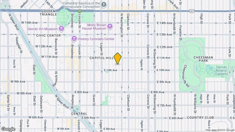 1030 N Pearl St Map and Location Details