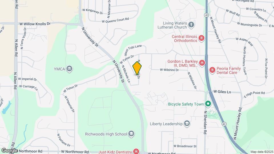 6809 N Kimberly Dr Map and Location Details