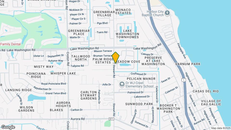 1616 Clover Cir Map and Location Details