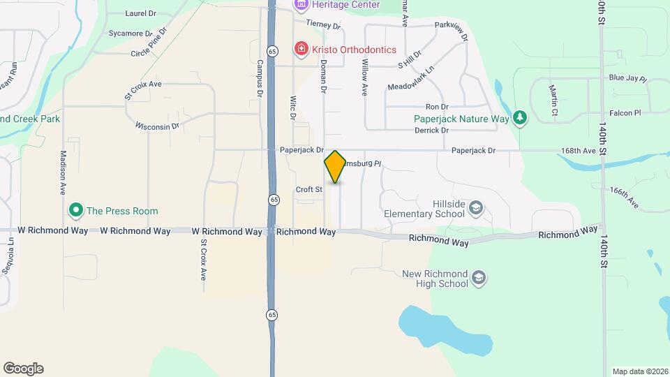 1563 Gunston Dr Map and Location Details