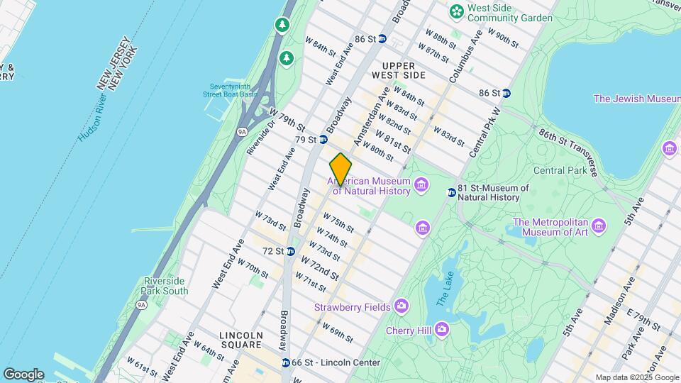 170 W 77th St Mapa y Detalles de la Ubicación