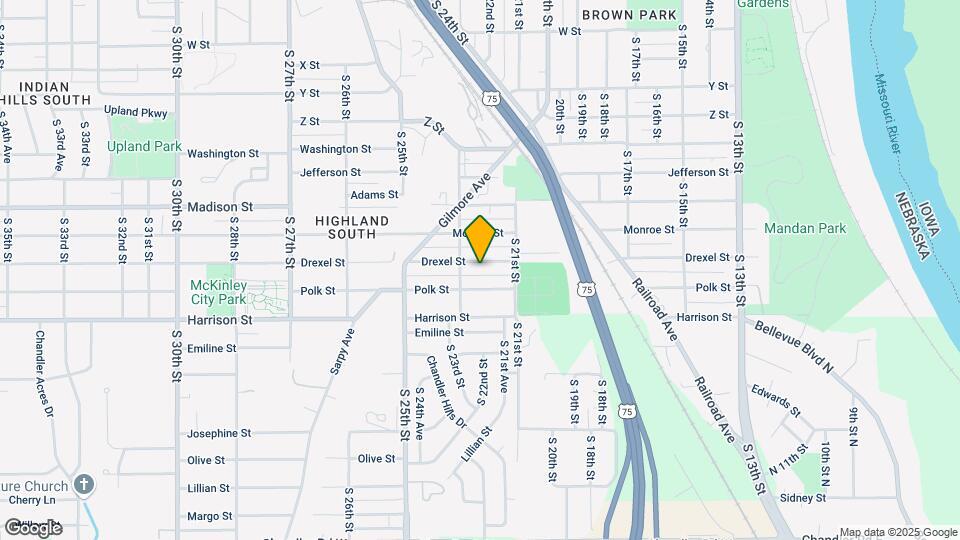 2131 Drexel St Map and Location Details