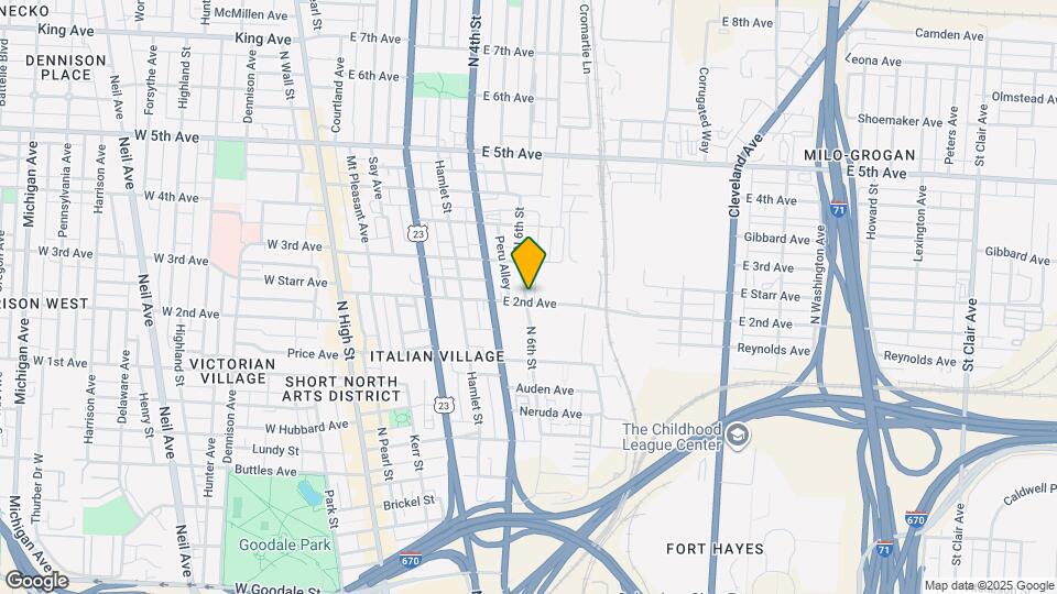 950 N 6th St Mapa y Detalles de la Ubicación