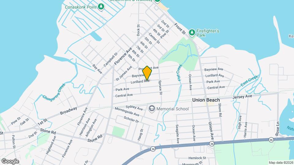 320 Lorillard Ave Map and Location Details