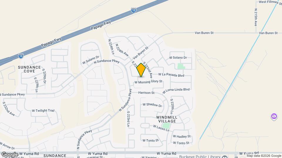 22285 W La Pasada Blvd Map and Location Details