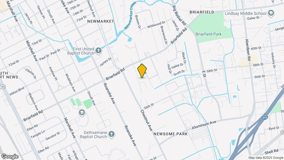 6002 Old Chestnut Ave Map and Location Details