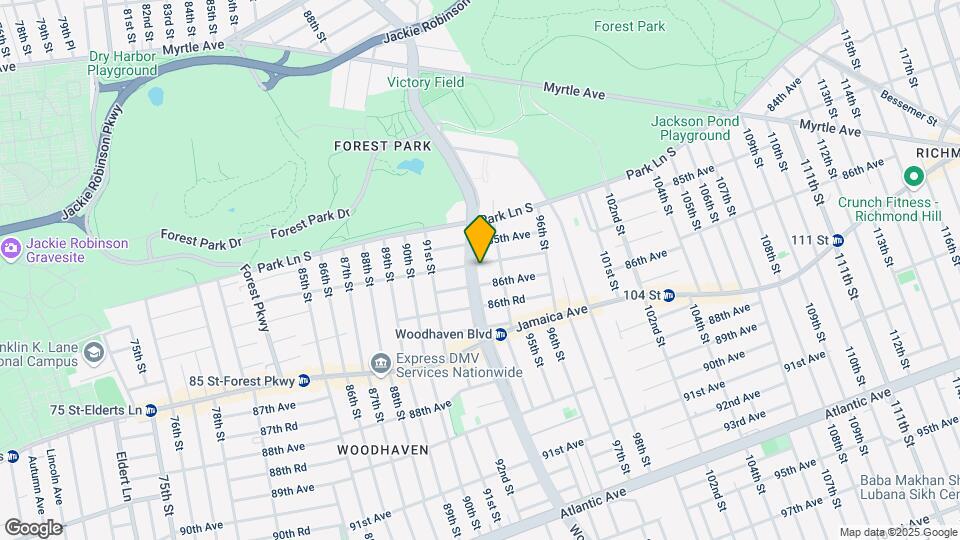 8531 Woodhaven Blvd Map and Location Details