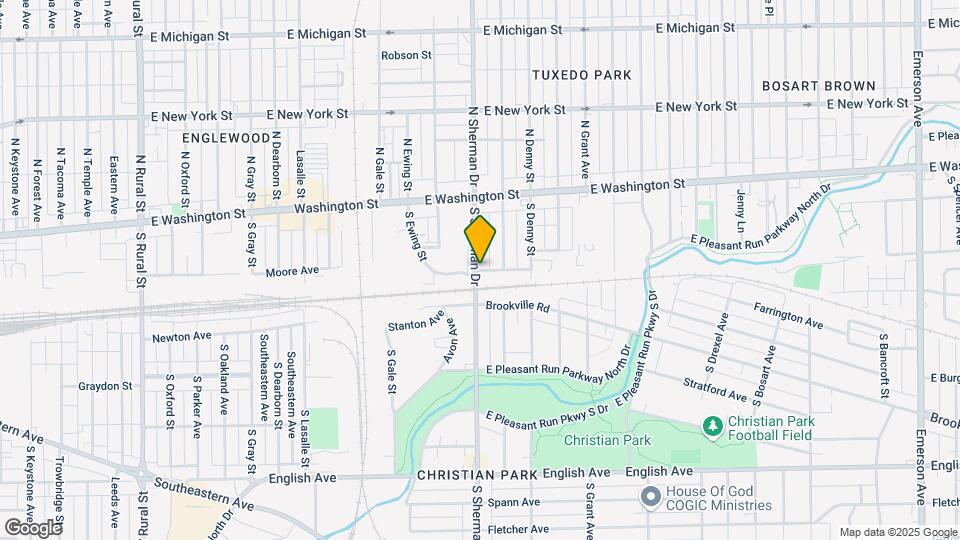 121 S Sherman Dr Map and Location Details