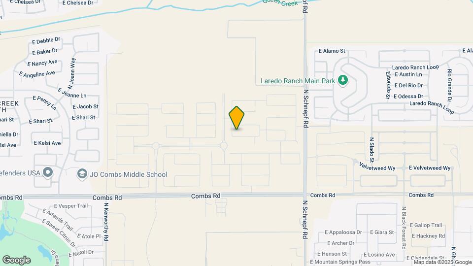 2890 E Frontiersman Ln Map and Location Details