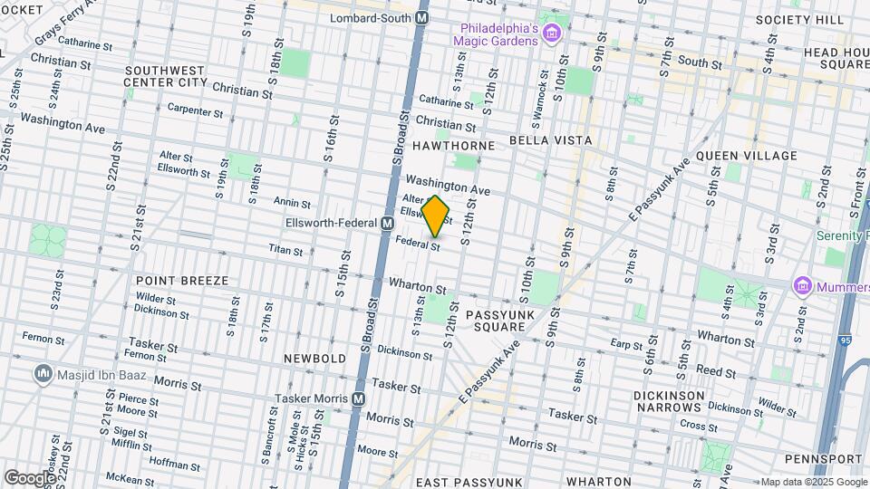 1183 S 13th St Map and Location Details