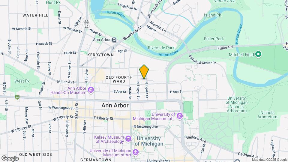 309 N Ingalls St, Unit 1 Map and Location Details