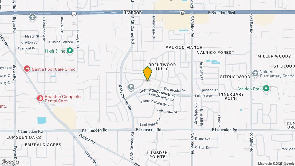 1702 Erin Brooke Dr Map and Location Details