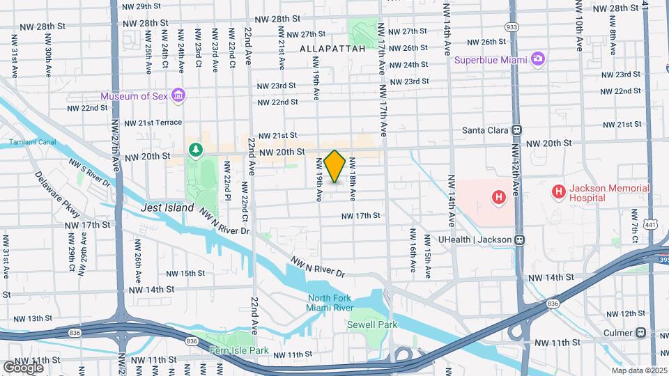 1859 NW 18th Ter Map and Location Details