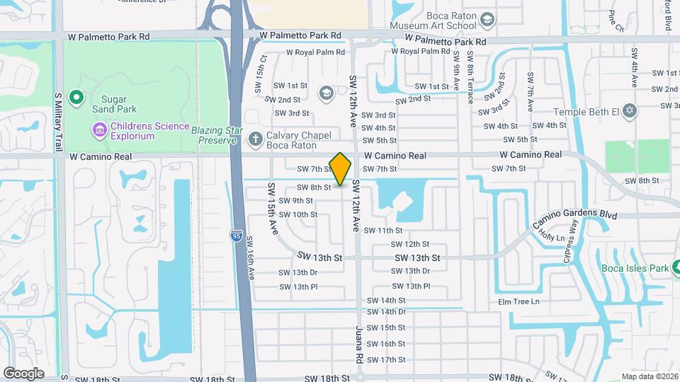 1200 SW 8th St Map and Location Details