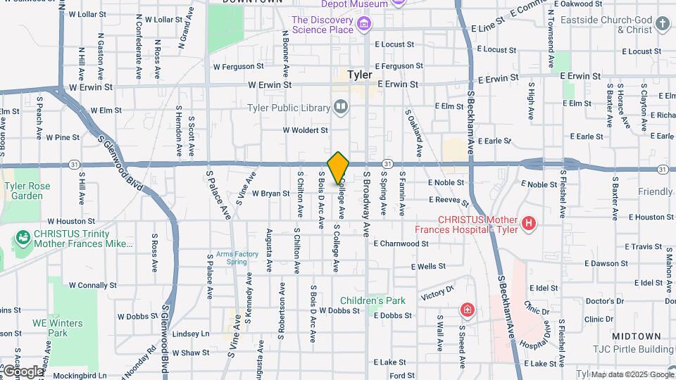 435 S College Ave Map and Location Details