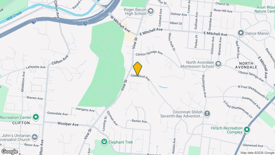 21 Glenwood Ave Map and Location Details