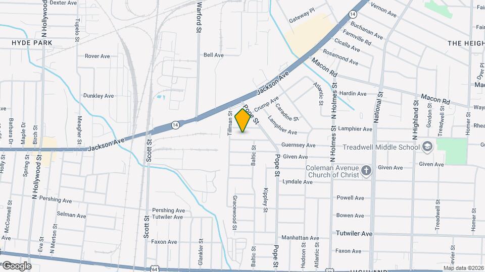 3060 Guernsey Ave Map and Location Details