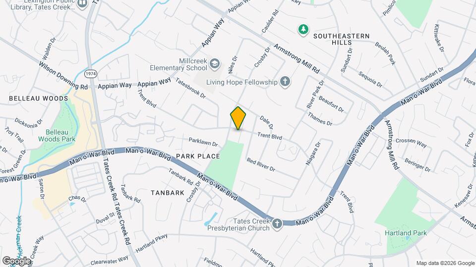 1222 Trent Blvd Map and Location Details