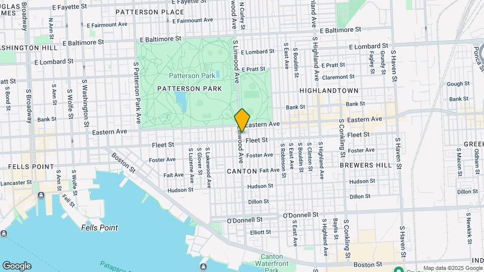 521 S Linwood Ave Map and Location Details