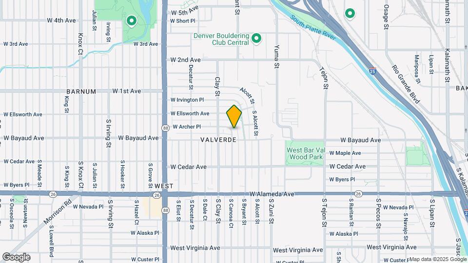 76 S Canosa Way Map and Location Details
