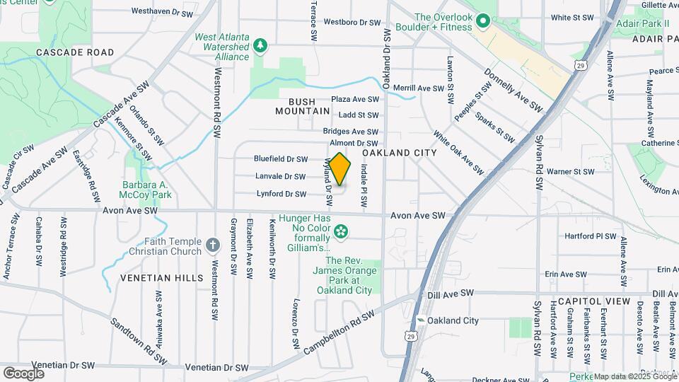 1169 Edgefield Dr SW Map and Location Details