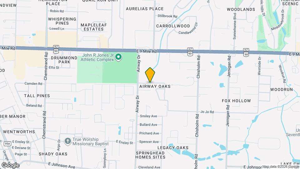 647 Mozingo Ln Map and Location Details