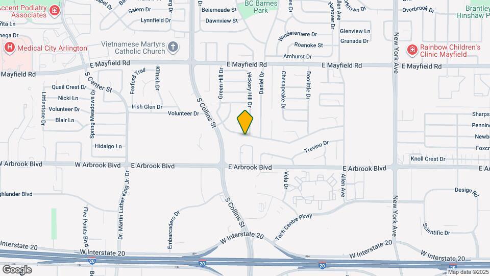 1210 Green Hill Dr Mapa y Detalles de la Ubicación