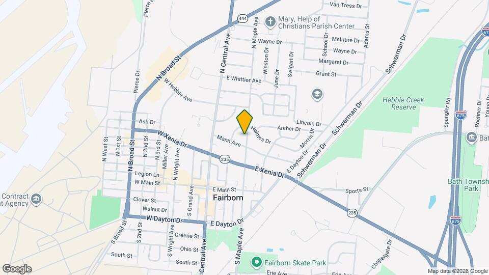 221 N Maple Ave Map and Location Details