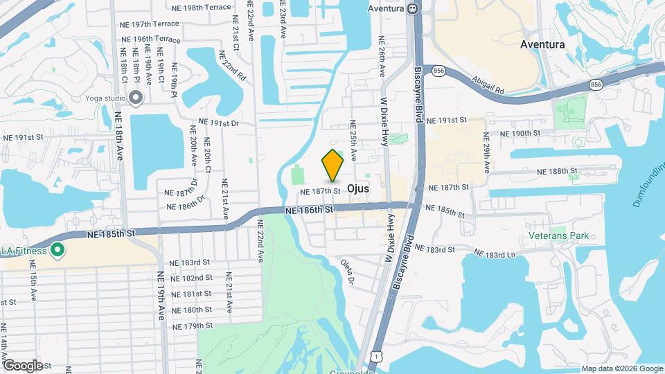 2431 NE 187th St, Unit B2 Map and Location Details