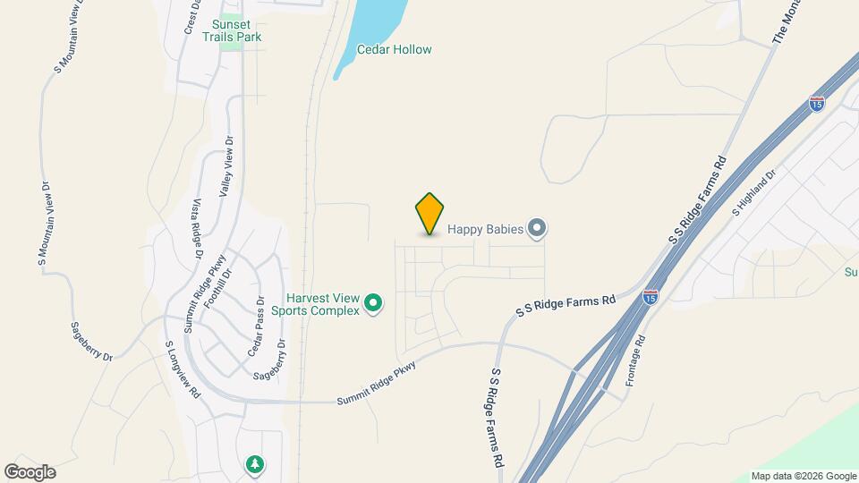 1192 W Hidden Spg Dr Map and Location Details