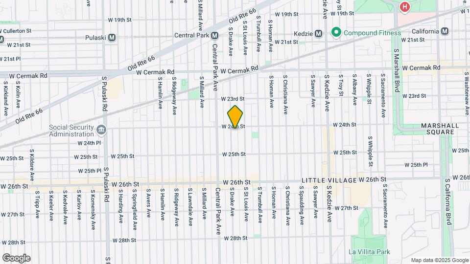 2407 S Drake Ave Map and Location Details