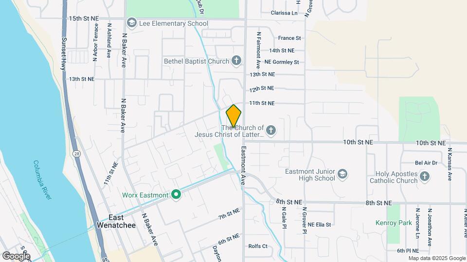 1040 Eastmont Ave Map and Location Details