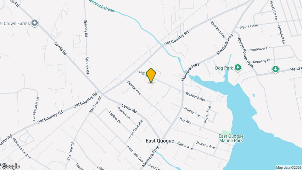 16 Vail Ave Map and Location Details