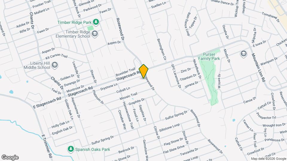 6107 Cobalt Ln Map and Location Details