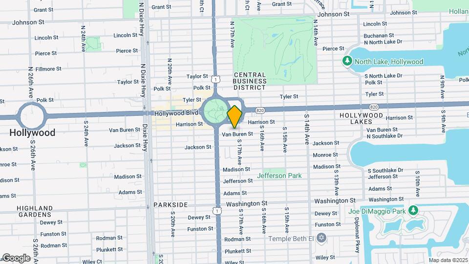 1705 Van Buren St Map and Location Details