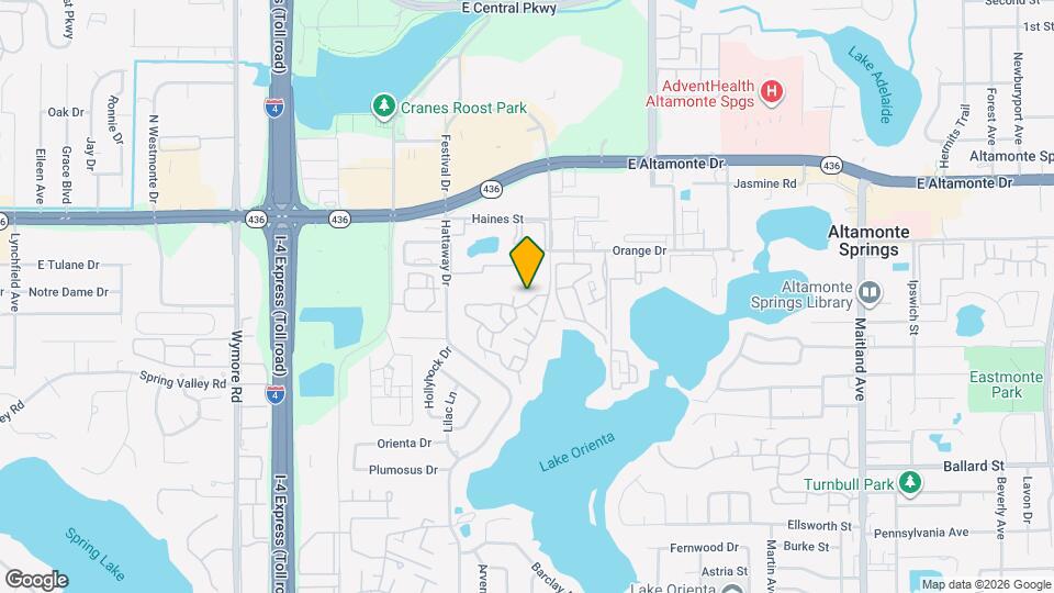 385 Woodside Dr Map and Location Details