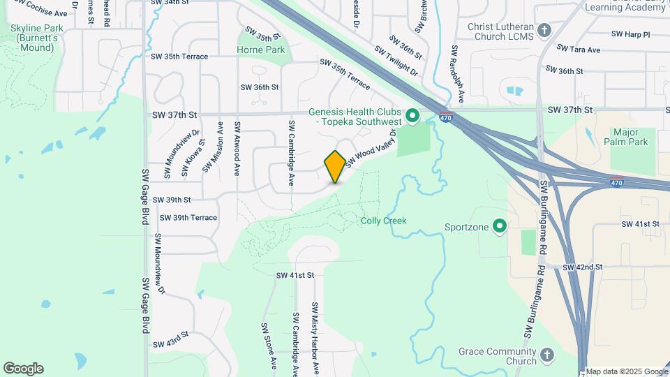 3805 SW Wood Valley Dr Map and Location Details