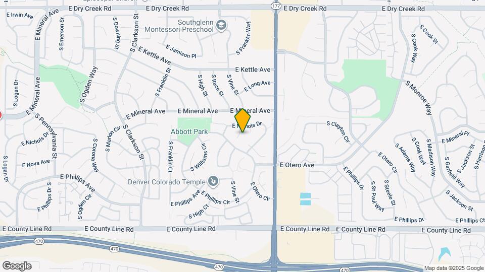 7942 S Vine Ct Map and Location Details