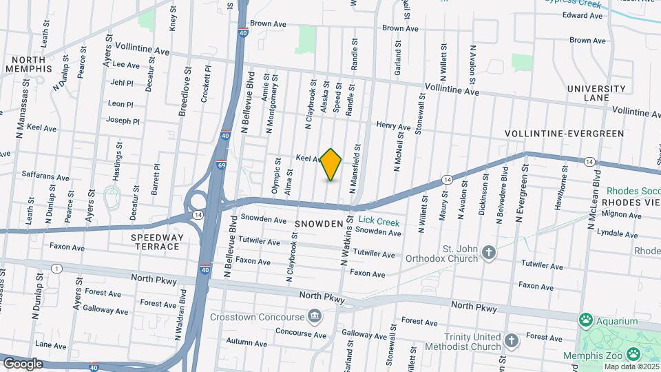 754 Speed St Map and Location Details