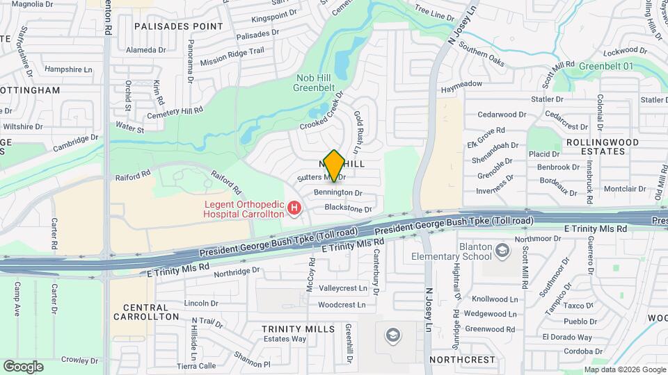 1649 Bennington Dr Map and Location Details