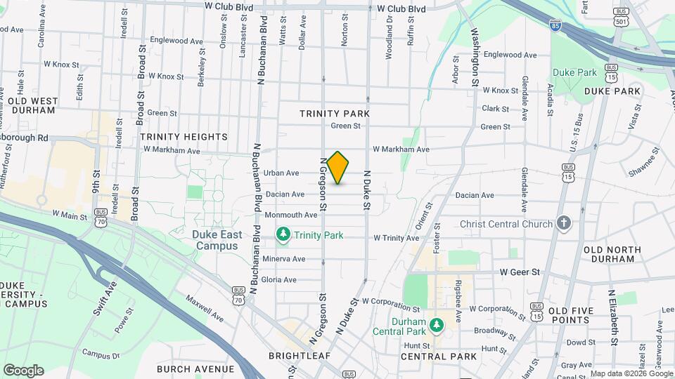 918 Dacian Ave Map and Location Details