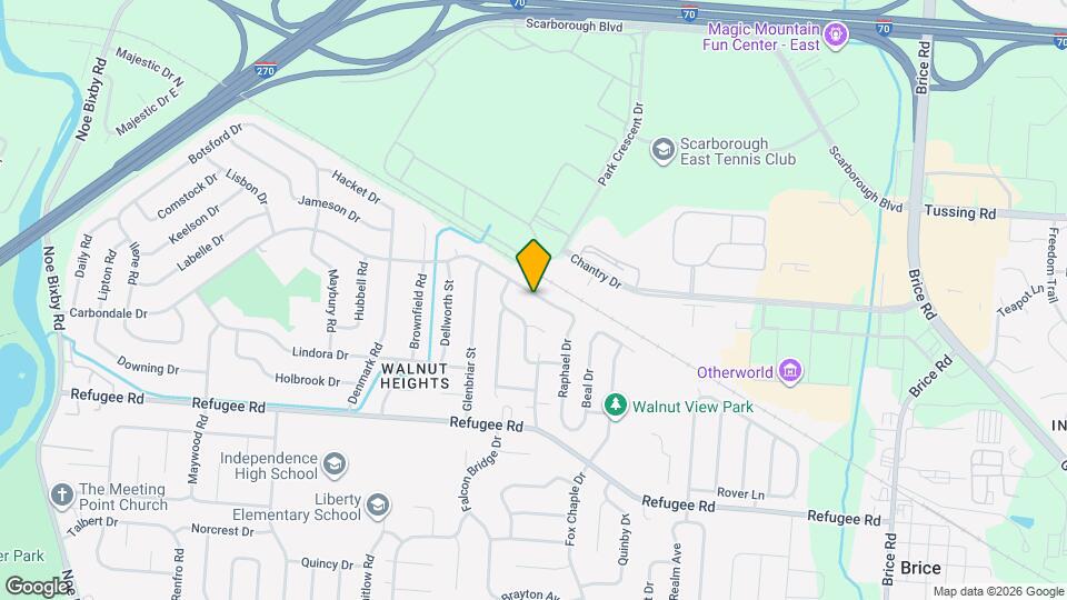 5427 Carbondale Dr Map and Location Details