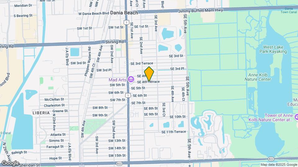 208 SE 4th Terrace Mapa y Detalles de la Ubicación