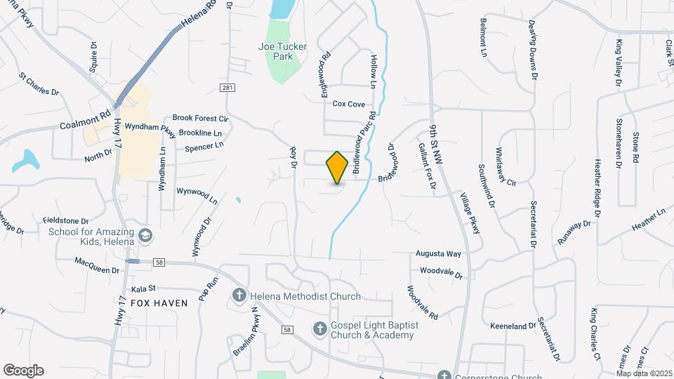 2608 Bridlewood Cir Map and Location Details