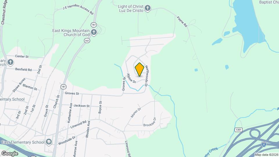 1806 Alpine Dr Map and Location Details