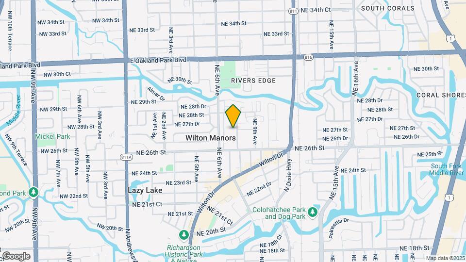 2655 NE 8th Ave, Unit 210 Map and Location Details
