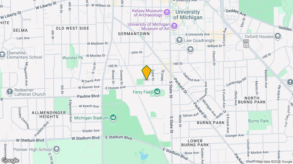 927 S Division St Mapa y Detalles de la Ubicación