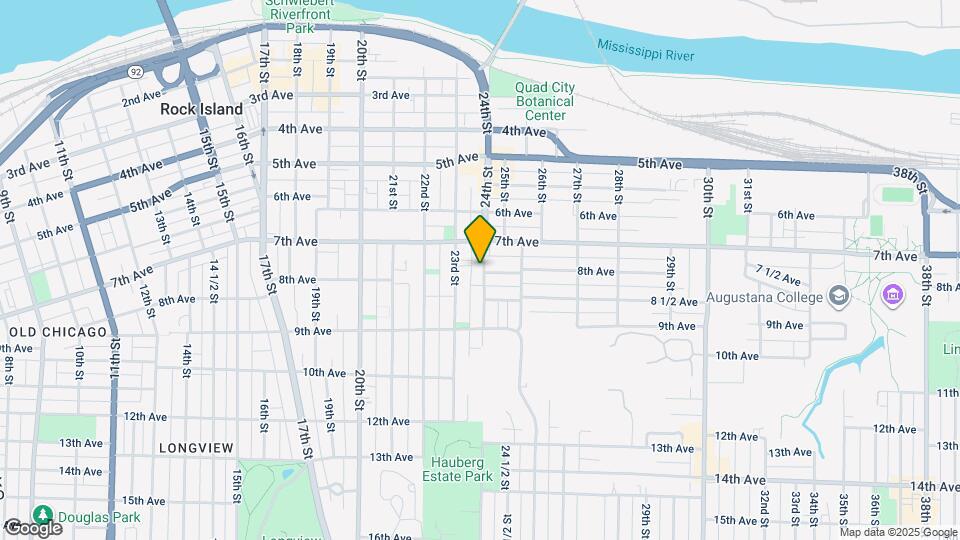 732 24th St Map and Location Details