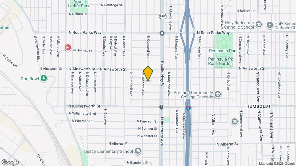 1631 N Jarrett St Map and Location Details